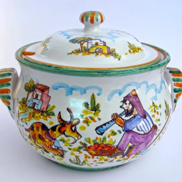 Zuppiera in Ceramica Vietrese - Pianeta Ceramica
