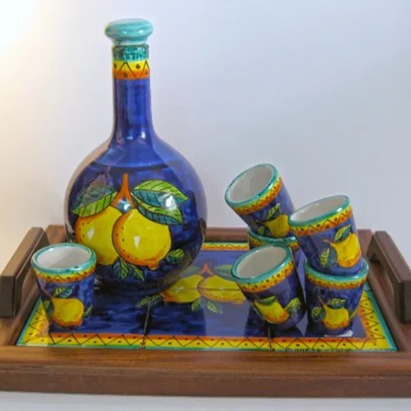 Set Limoncello in Ceramica Vietrese - Pianeta Ceramica