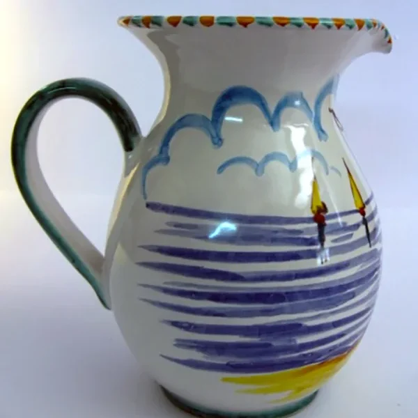 Brocca Caraffa in Ceramica Vietrese - Pianeta Ceramica