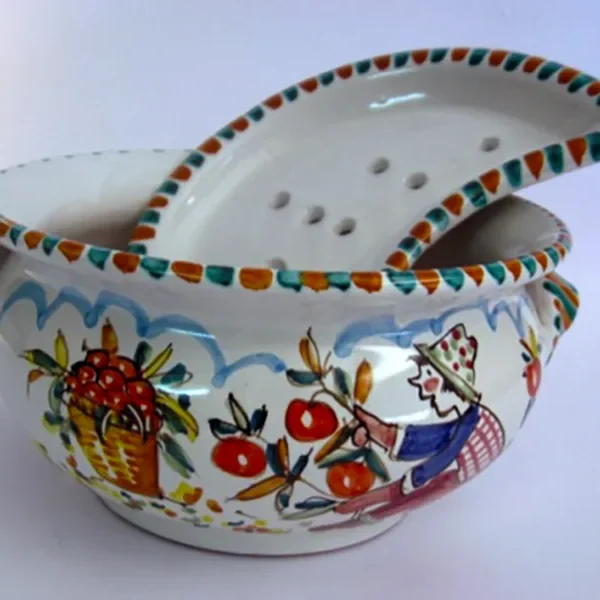 Porta Mozzarella in Ceramica Vietrese - Pianeta Ceramica