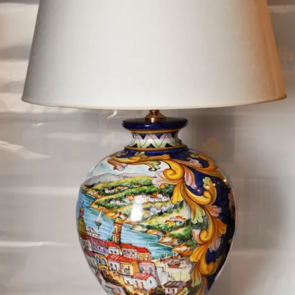 Lampada in Ceramica Vietrese - Pianeta Ceramica