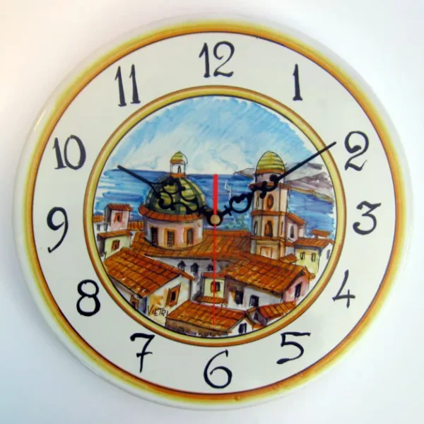 Orologio in Ceramica Vietrese - Pianeta Ceramica