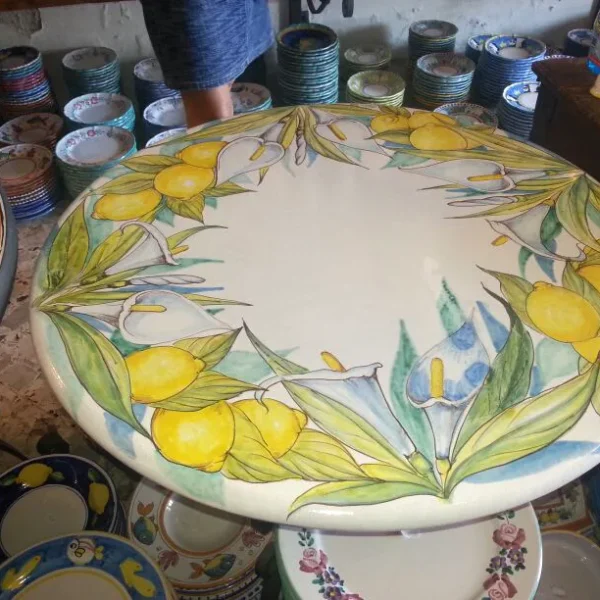 Tavolo da Giardino in Ceramica Vietrese - Pianeta Ceramica
